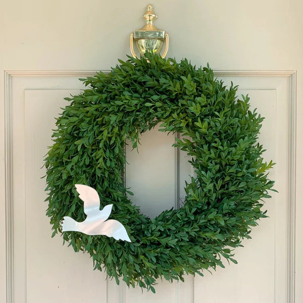 Fig & Dove Seasonal Ivory Wreath Sash